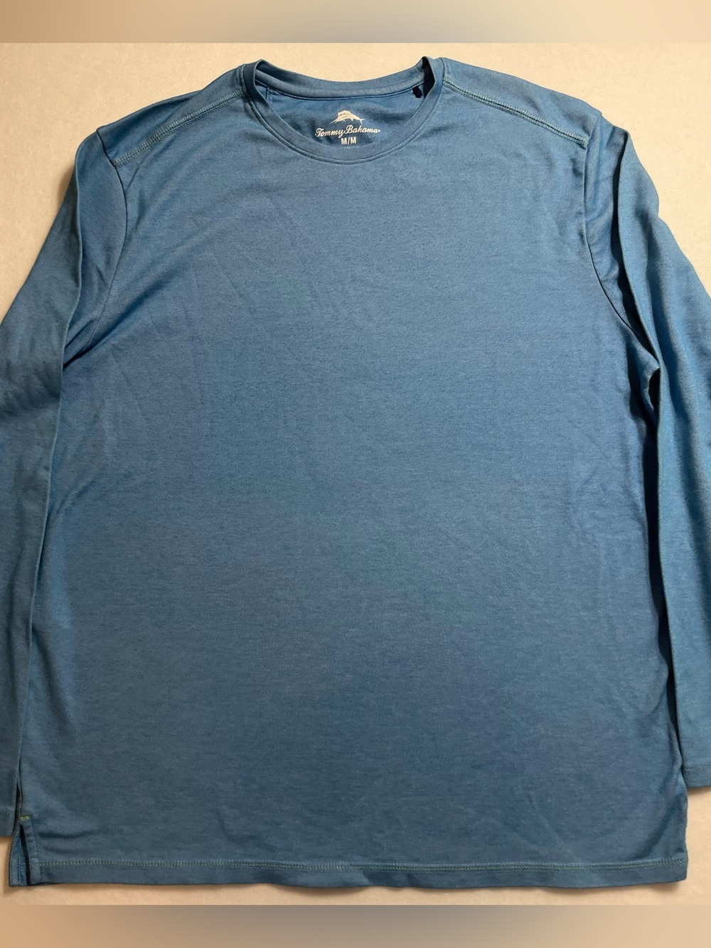 Tommy Bahama Men's Dusty Blue Long Sleeve Crew